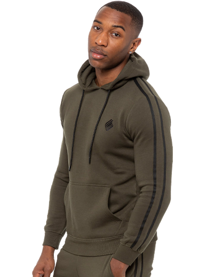 Enzo Jeans Logan Overhead Hoodie - Khaki