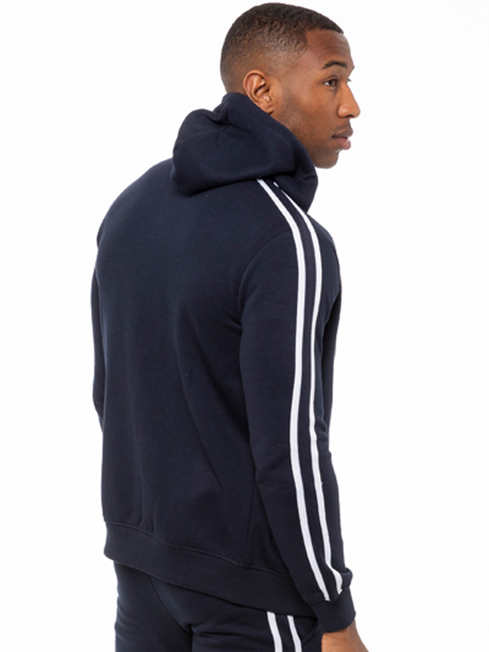 Enzo Jeans Logan Zip Up Hoodie - Blue