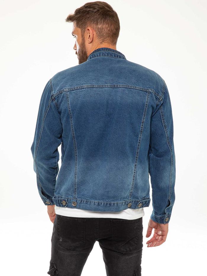 Enzo Jeans Lowell Denim Jacket - Blue