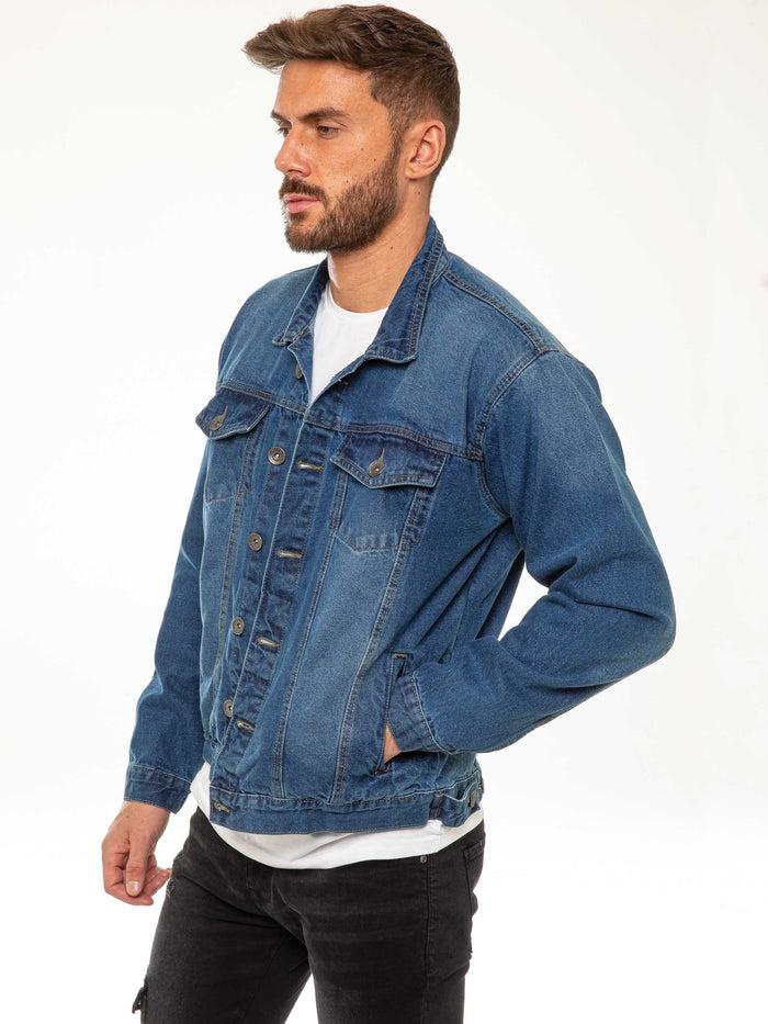 Enzo Jeans Lowell Denim Jacket - Blue