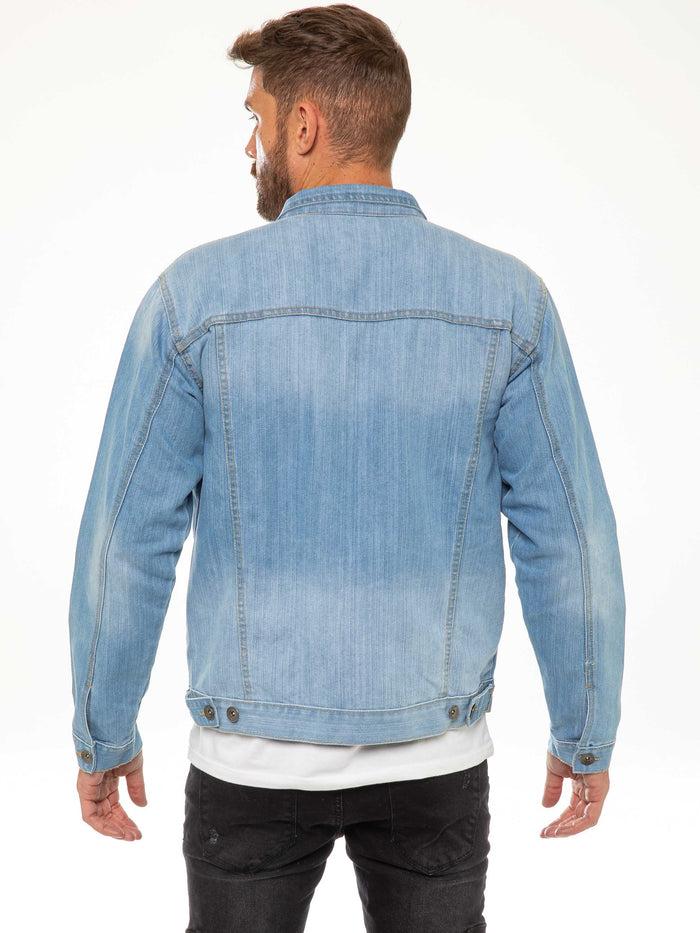 Enzo Jeans Lowell Denim Jacket - Light Blue