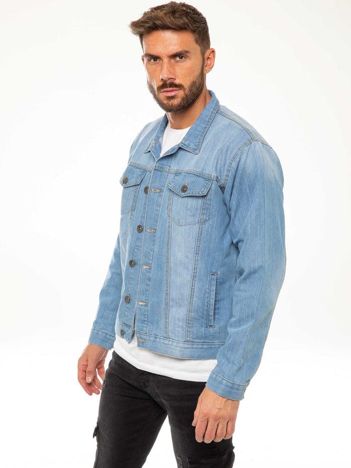 Enzo Jeans Lowell Denim Jacket - Light Blue