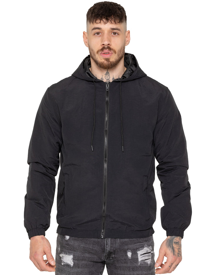 enzo jeans Mattia Windbreaker Jacket - Black