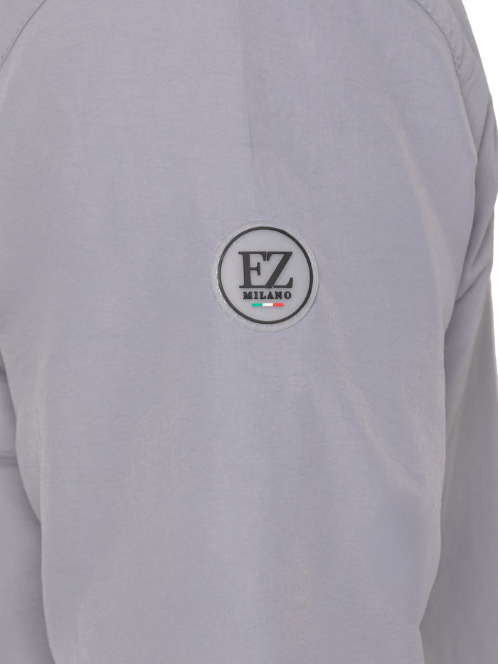 Enzo Jeans Mattia Windbreaker Jacket - Grey
