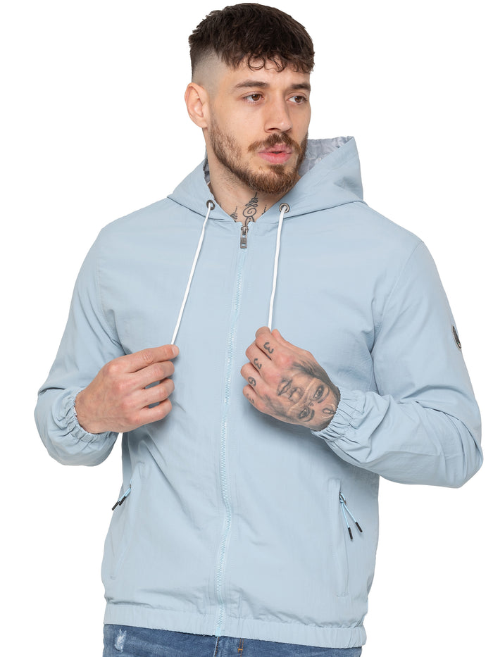 enzo jeans Mattia Windbreaker Jacket - Sky Blue