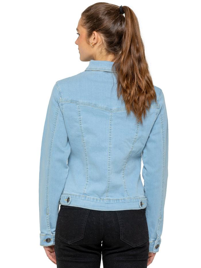 Enzo Jeans Maya Denim Jacket - Light Blue