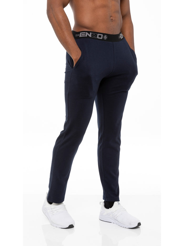 Enzo Jeans Milo Waistband Lounge Pants - Blue