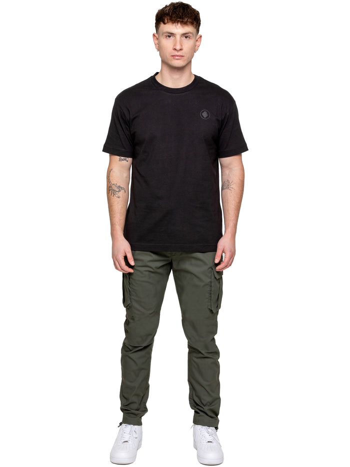 Enzo Jeans Nicolas Tapered Cargo Pants - Khaki