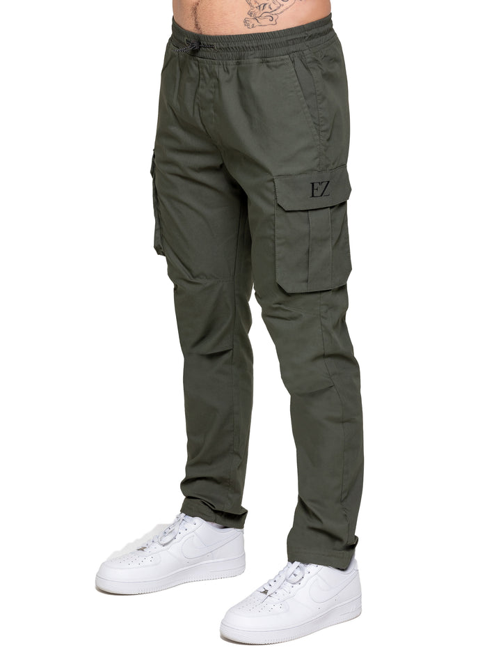 enzo jeans Nicolas Tapered Cargo Pants - Khaki