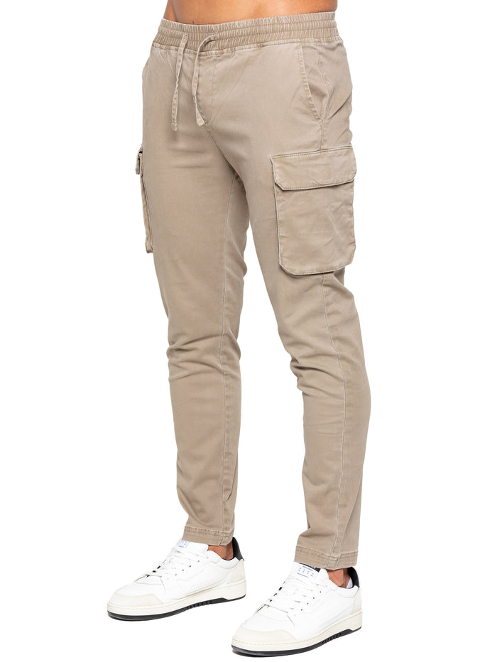 enzo jeans Nova Dye Cargo Pants - Beige