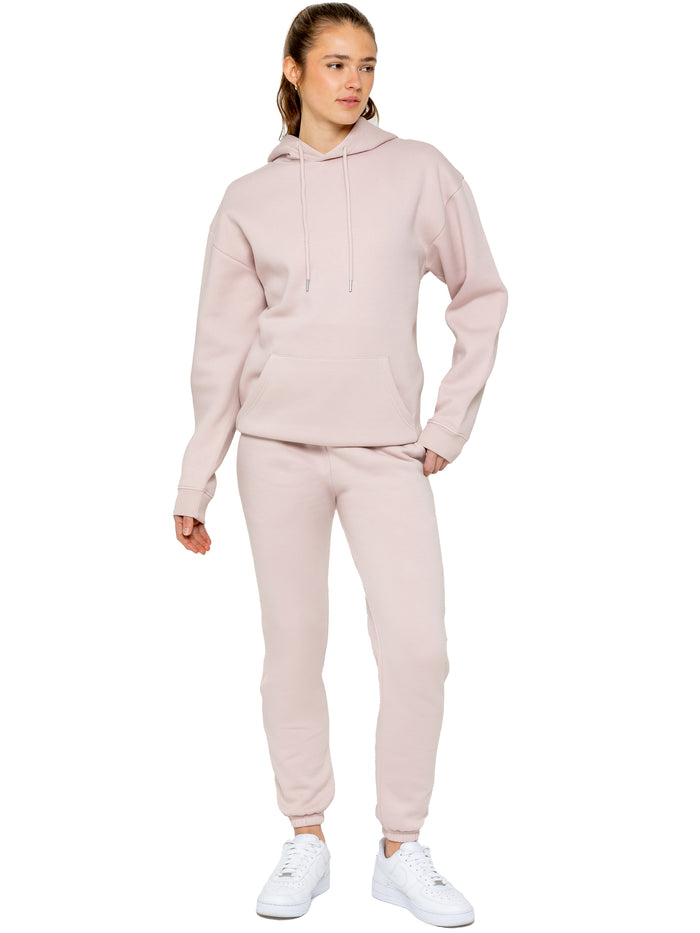 Enzo Jeans Oversized Essential Hoodie - Baby Pink
