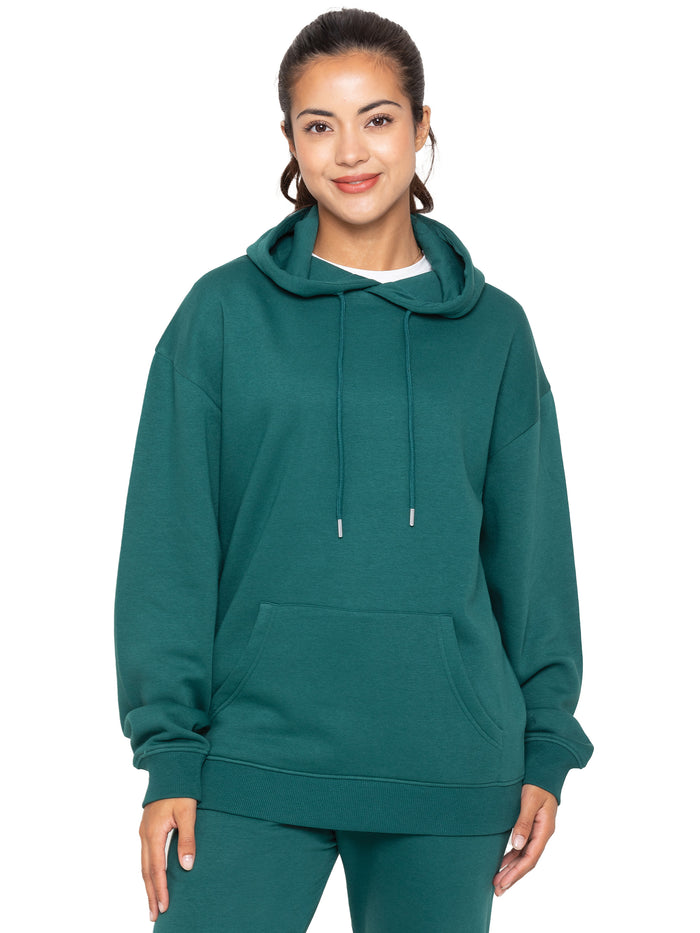 enzo jeans Oversized Essential Hoodie - Forest Green