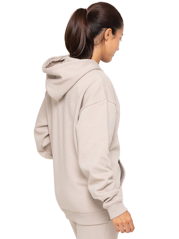 Enzo Jeans Oversized Essential Hoodie - Oatmeal