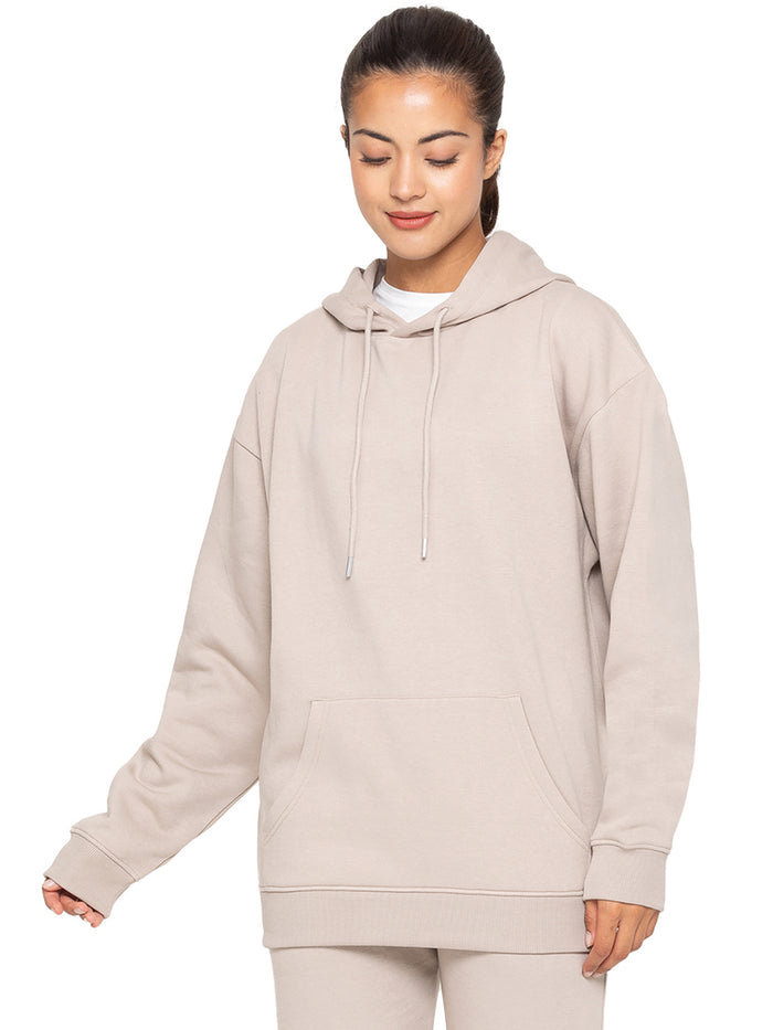 enzo jeans Oversized Essential Hoodie - Oatmeal