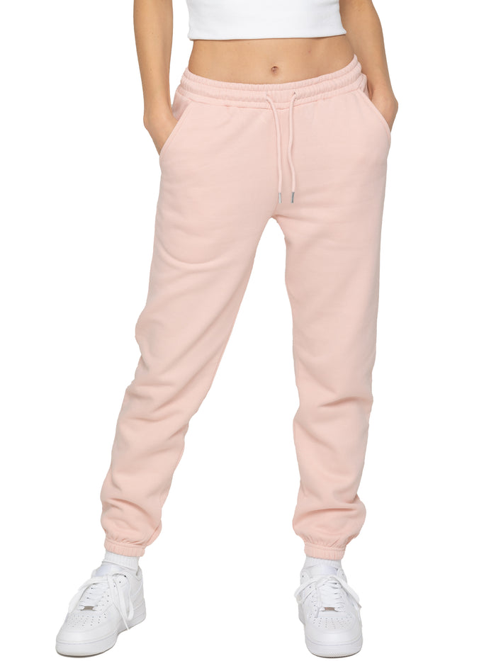 Enzo Jeans Relaxed Sweat Cuffed Jogger - Peach