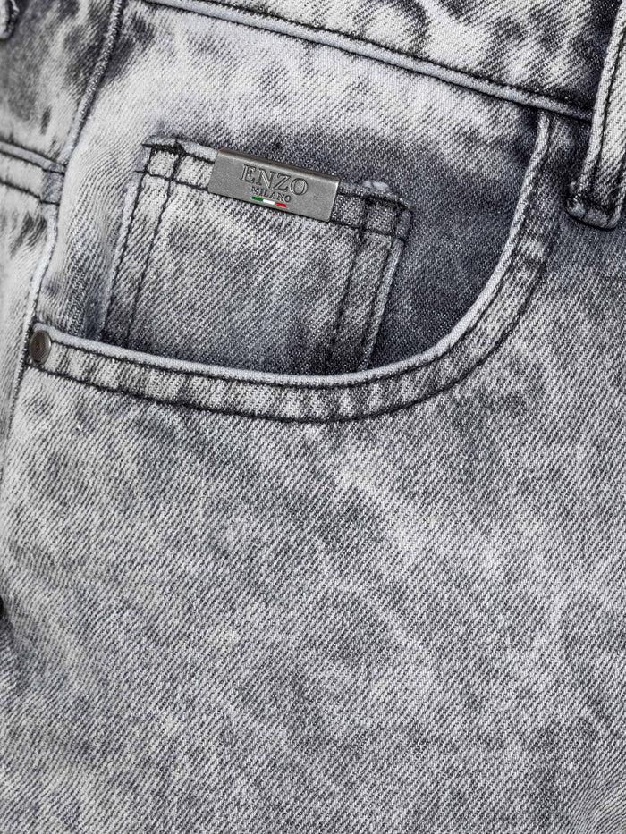 Enzo Jeans Renato Carpenter Denim Jeans - Grey