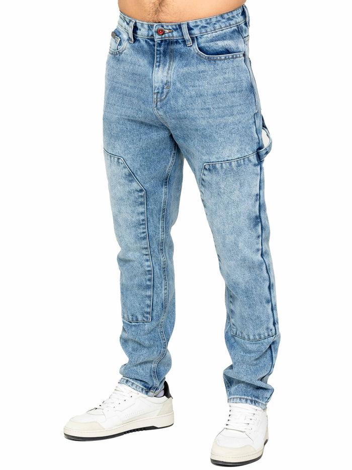 enzo jeans Renato Carpenter Denim Jeans - Light Blue