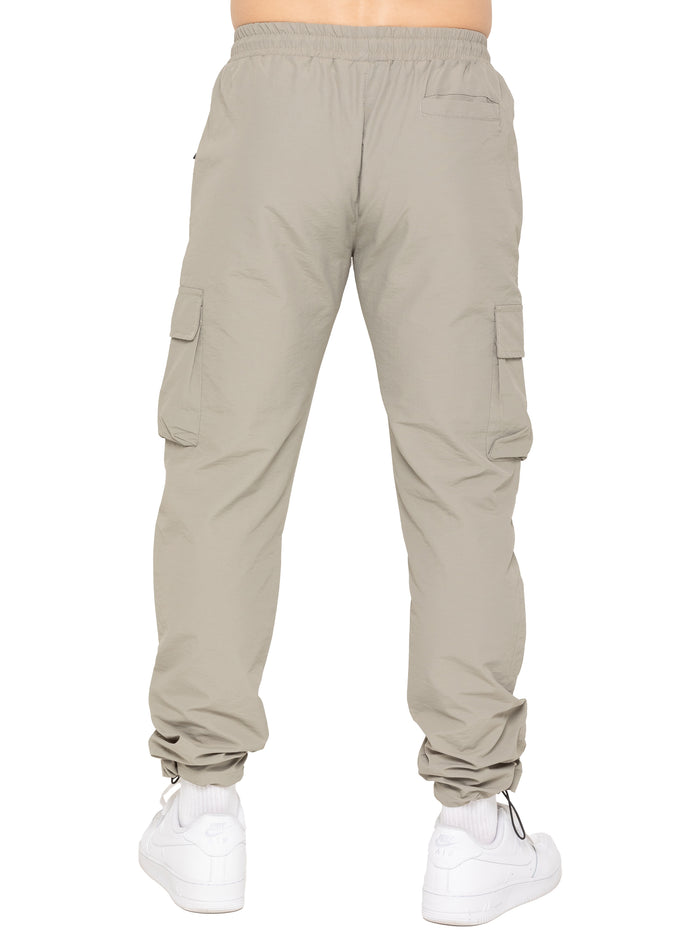 Enzo Jeans Samuele Crinkle Cargo Pants - Olive