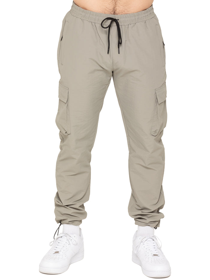 enzo jeans Samuele Crinkle Cargo Pants - Olive