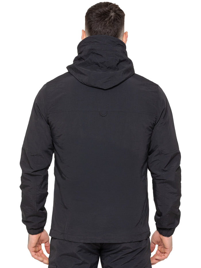 Enzo Jeans Samuele Crinkle Jacket - Black