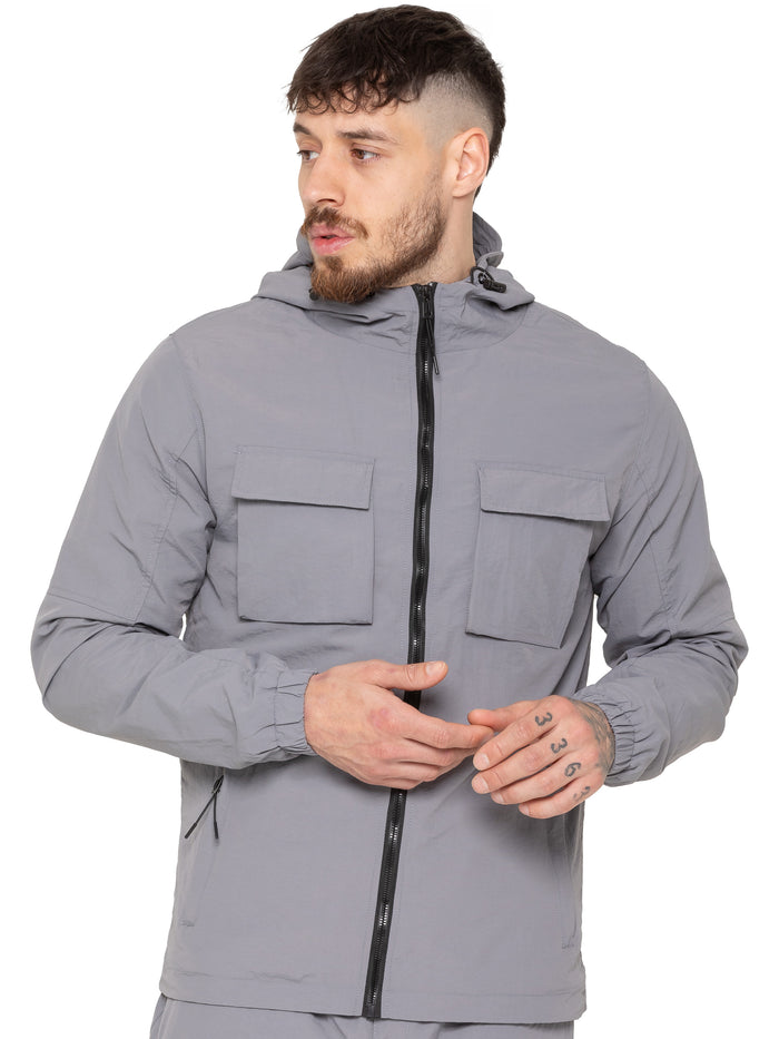 Enzo Jeans Samuele Crinkle Jacket - Grey