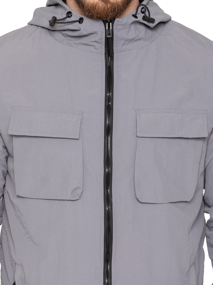 Enzo Jeans Samuele Crinkle Jacket - Grey