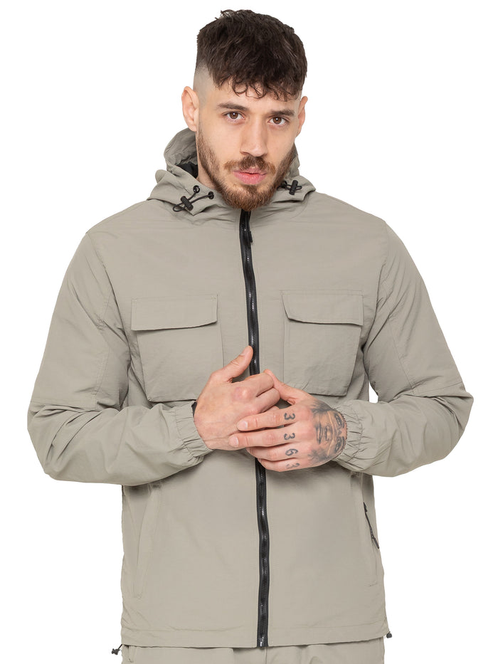 Enzo Jeans Samuele Crinkle Jacket - Olive
