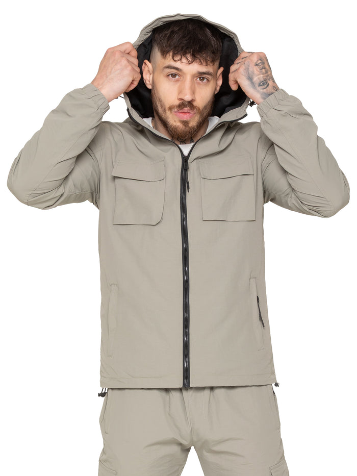 Enzo Jeans Samuele Crinkle Jacket - Olive