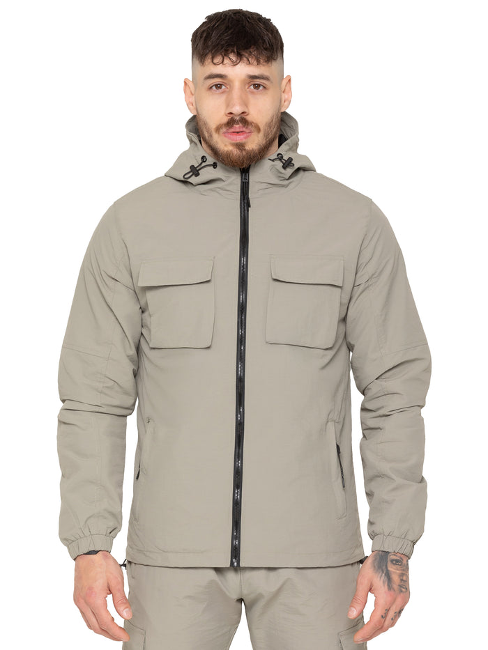 enzo jeans Samuele Crinkle Jacket - Olive