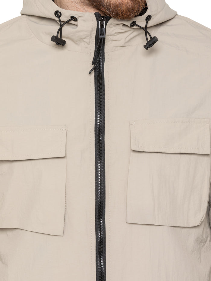 Enzo Jeans Samuele Crinkle Jacket - Stone