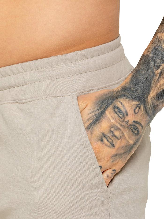 Enzo Jeans Santi Casual Drawstring Trouser - Beige