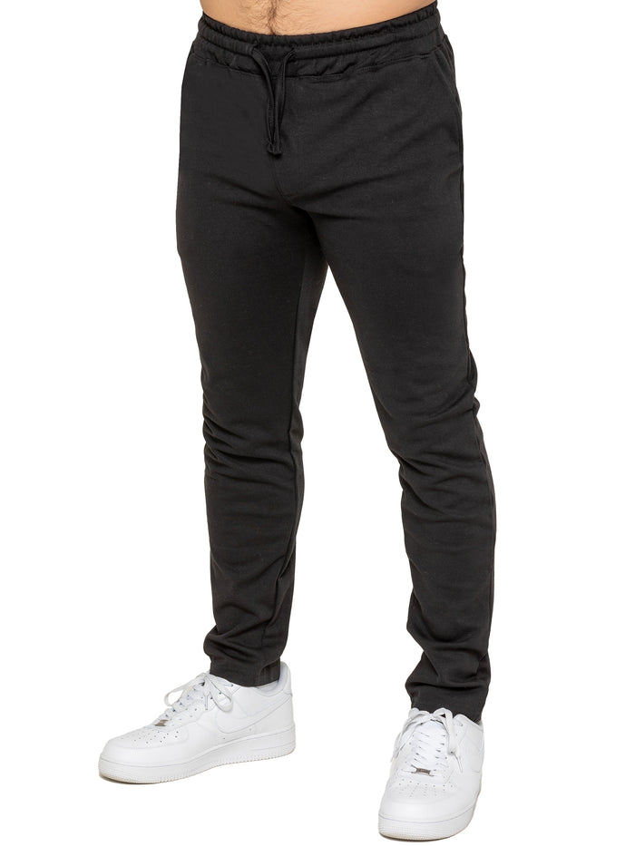 Enzo Jeans Santi Casual Drawstring Trouser - Black