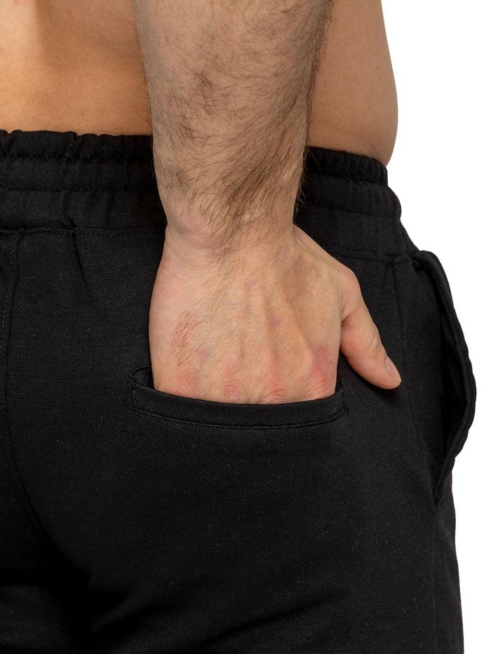 Enzo Jeans Santi Casual Drawstring Trouser - Black