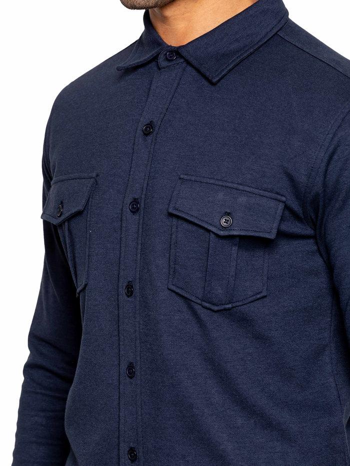 Enzo Jeans Santino Casual Overshirt - Navy