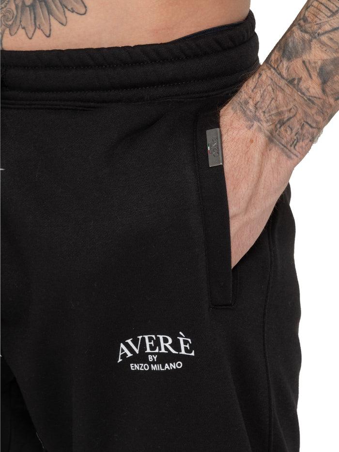 Enzo Jeans Sergio Fleece Jogger - Black
