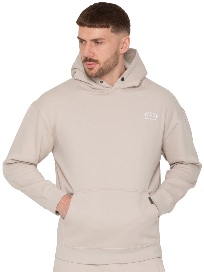 Enzo Jeans Sergio Oversized Pullover Hoodie - Beige