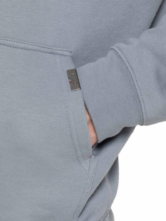 Enzo Jeans Sergio Oversized Pullover Hoodie - Blue