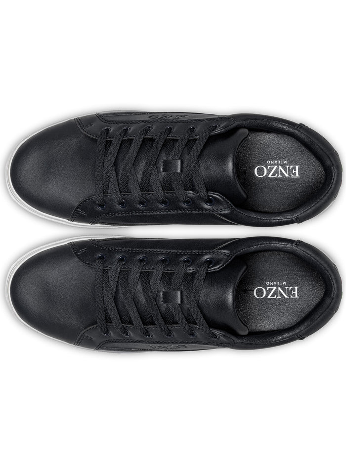 Enzo Jeans Sienna Sneaker Trainer - Black