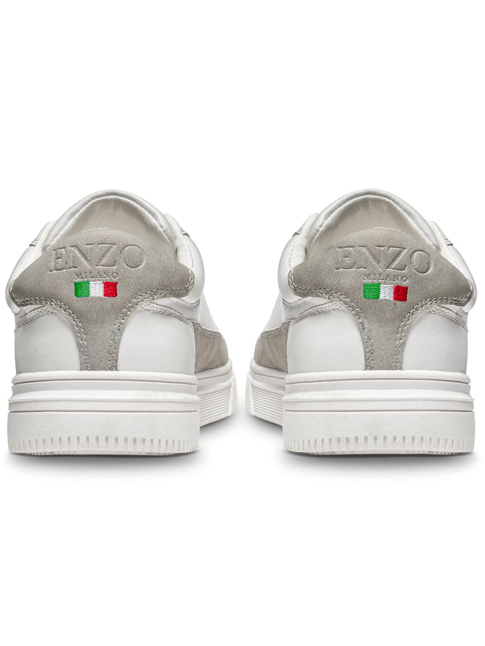 Enzo Jeans Sienna Sneaker Trainer - White