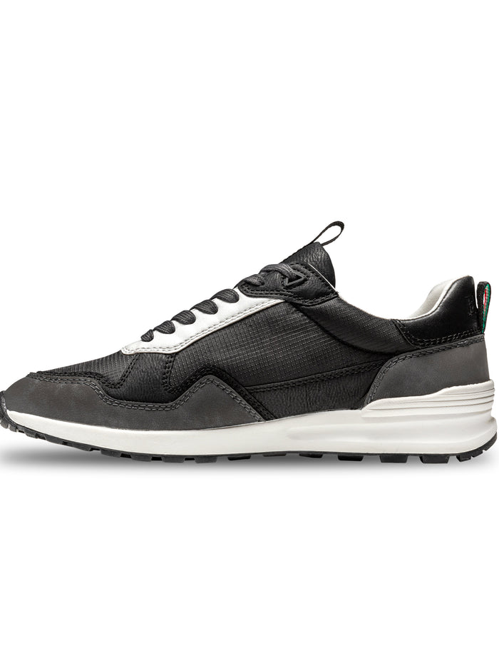 Enzo Jeans Solaro Runner Trainer - Black
