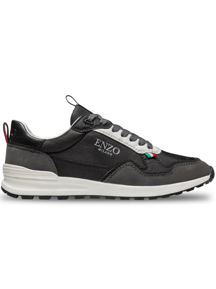 enzo jeans Solaro Runner Trainer - Black