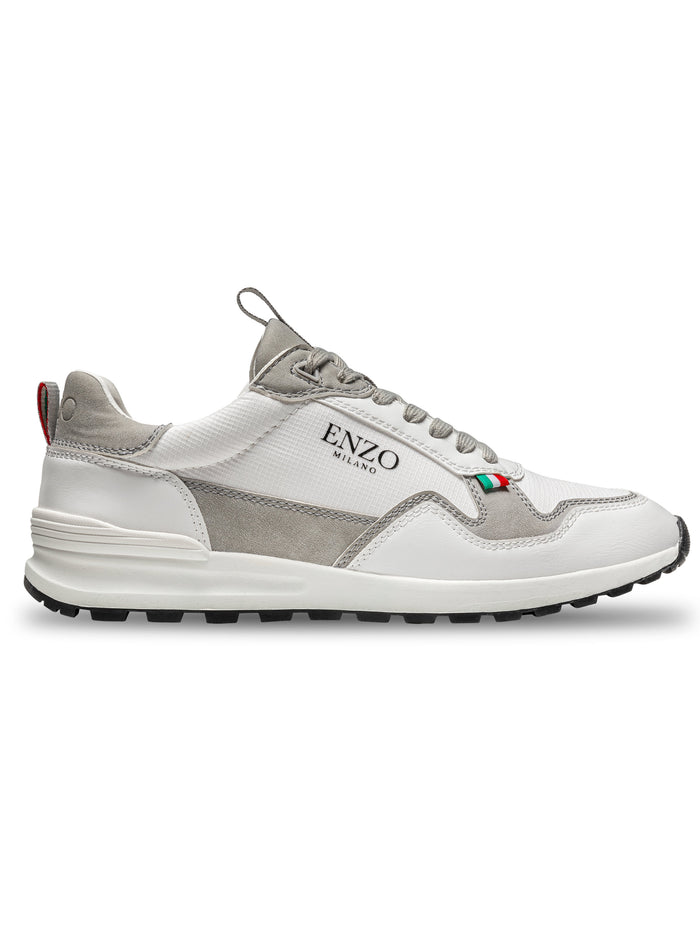 enzo jeans Solaro Runner Trainer - White
