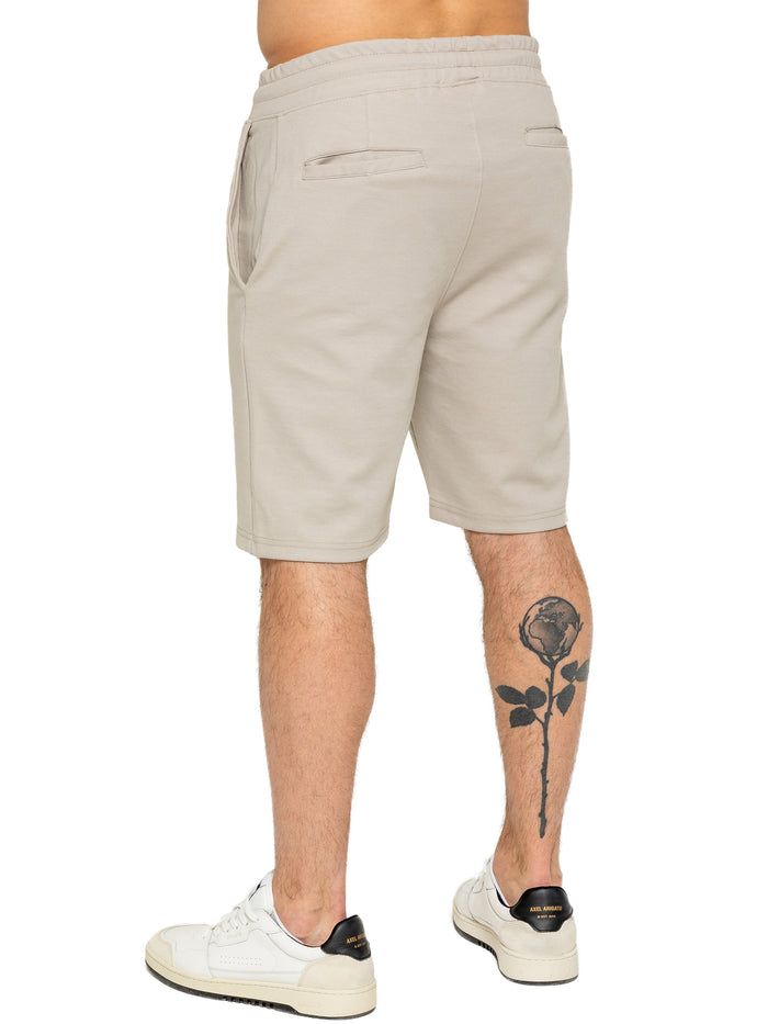 Enzo Jeans Stretch Essential Shorts - Beige