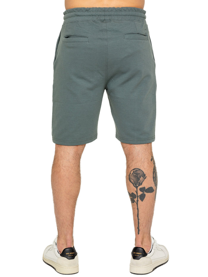 Enzo Jeans Stretch Essential Shorts - Emerald Green