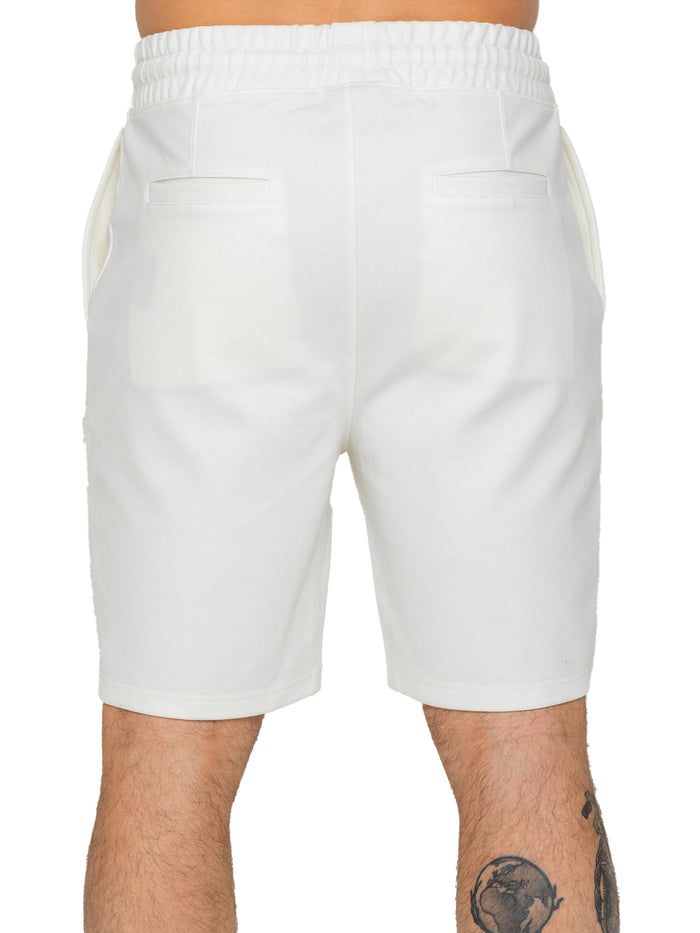 Enzo Jeans Stretch Essential Shorts - Off White