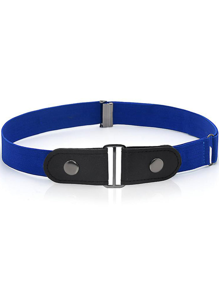 enzo jeans Unisex Buckle Free Belt - Blue