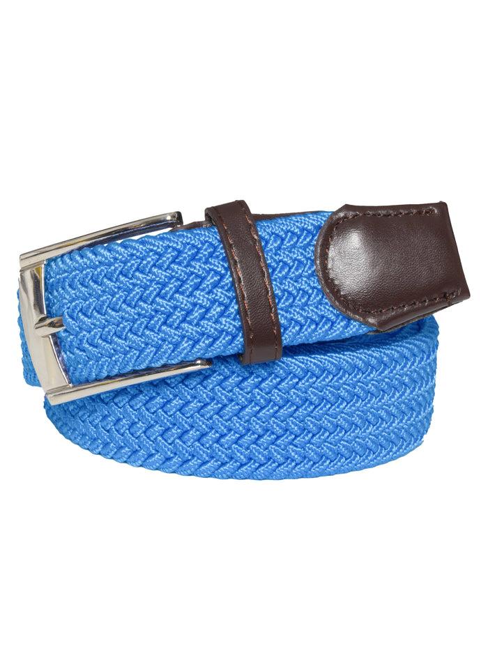 Enzo Jeans Unisex Elasticated Woven Belt - Blue