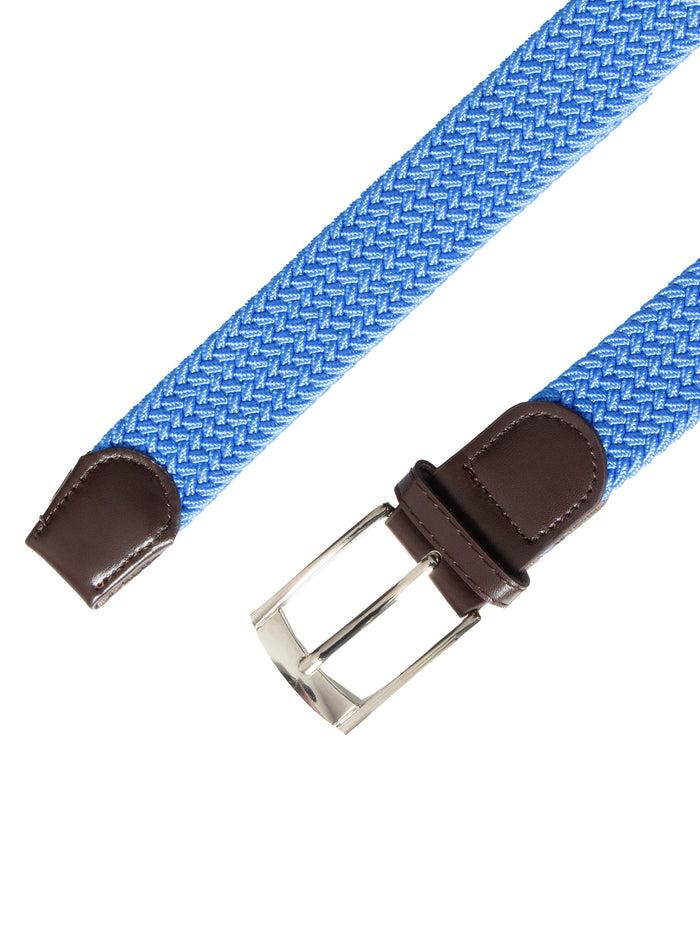 Enzo Jeans Unisex Elasticated Woven Belt - Blue