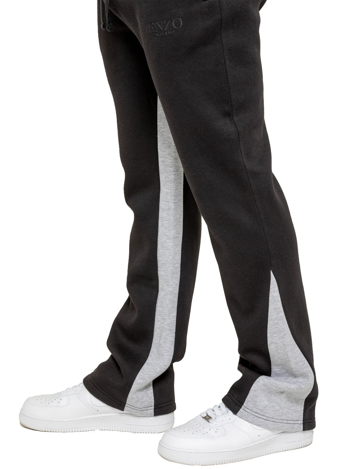 Enzo Jeans Vincenzo Flared Jogger - Black