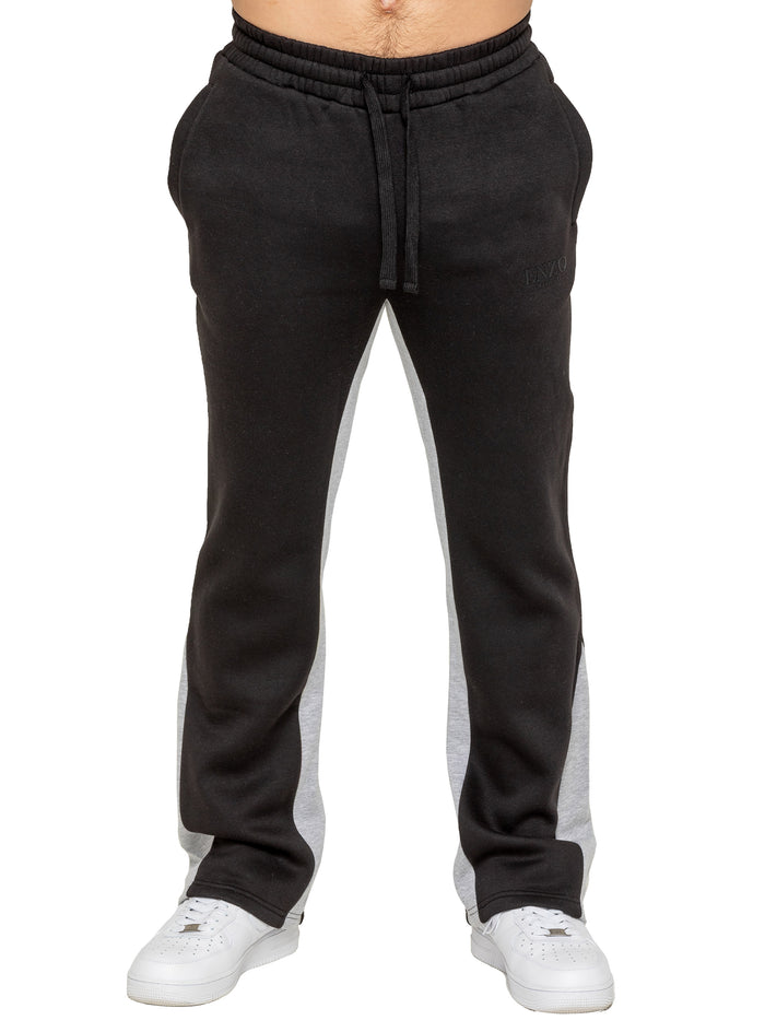 Enzo Jeans Vincenzo Flared Jogger - Black